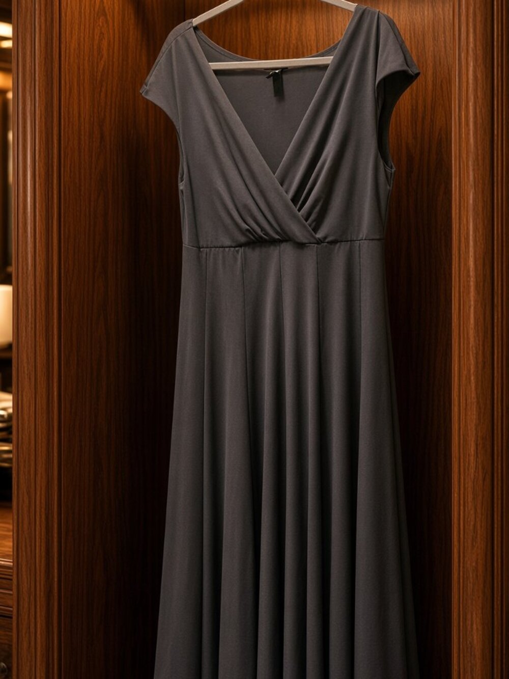 Elegant Evening gown by Forever Woman V-Neck Dress plus sz